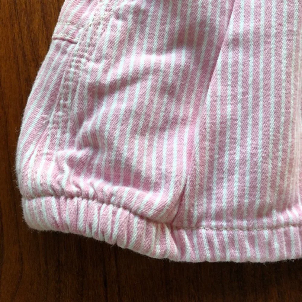 OshKosh Pink Railroad Stripe Jumper- Size 0-3 months‎